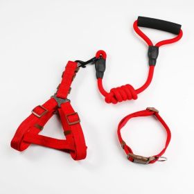 Pet Supplies Dog Chest And Back Integrated Puppy Vest Hand Holding Rope