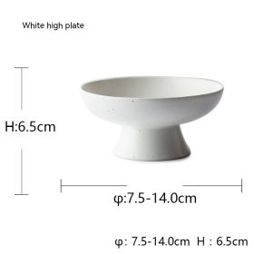 Creative Cat Food Plate Household High Leg Ceramic Bowl