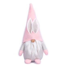 Easter Decoration Rabbit Three-color Rudolf Faceless Doll Window Decoration Venue Layout