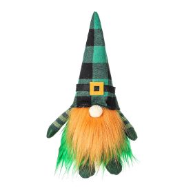 Patrick's Day Green Leaf Festival Faceless Doll