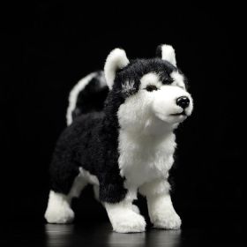 Mandarin Eyes Husky Dog Figurine Sled Dog Plush Toys