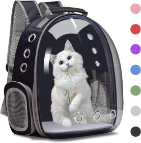 Cat Backpack Carrier Bubble Bag; Small Dog Backpack Carrier for Small Dogs; Space Capsule Pet Carrier Dog Hiking Backpack Airline Approved Travel Carr (Color: Grey)